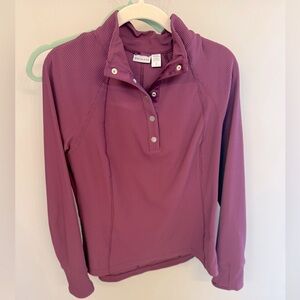 Athleta Purple button up
